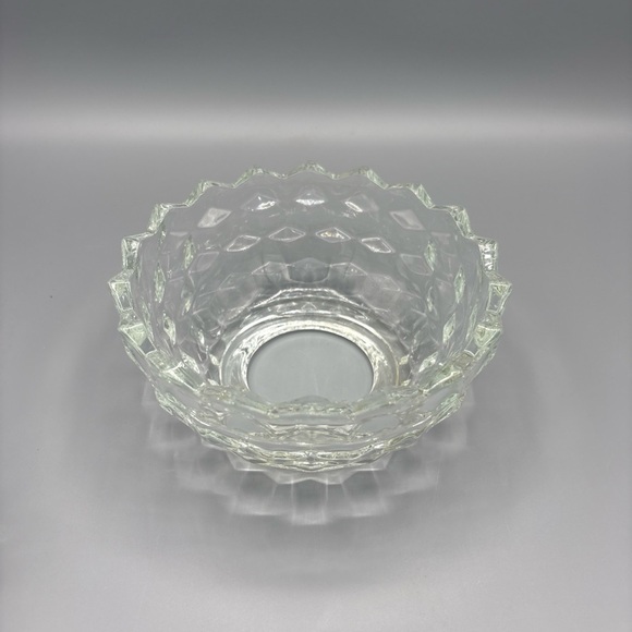 Fairy Lamp Light Cube Cubist Honeycomb Votive Candle Holder Facets Glass Vintage - Picture 4 of 5